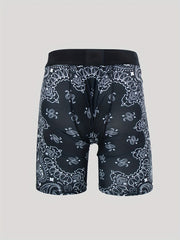 Men's Floral Boxer Shorts High Stretch Underwear