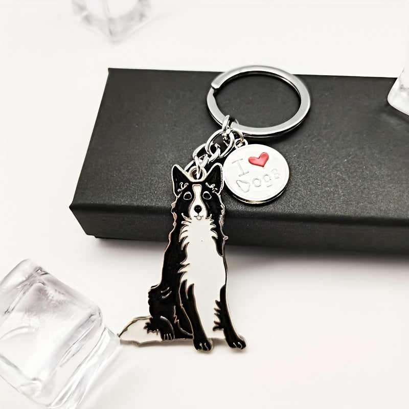 Shepherd Dog Keychain Pendant for Car Keys Backpacks Wallets