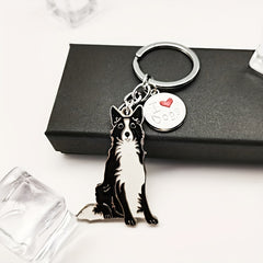 Shepherd Dog Keychain Pendant for Car Keys Backpacks Wallets