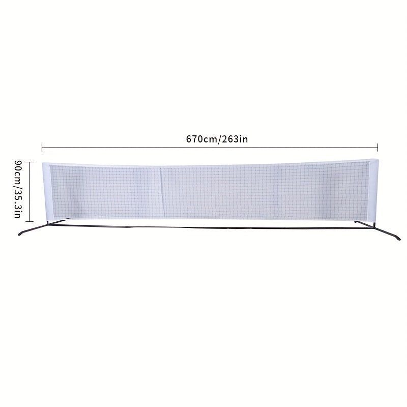 Metal Frame Pickleball Net Tennis Net For Practice And Training