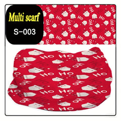 Seamless Sports Mask Neck Gaiter Christmas Print