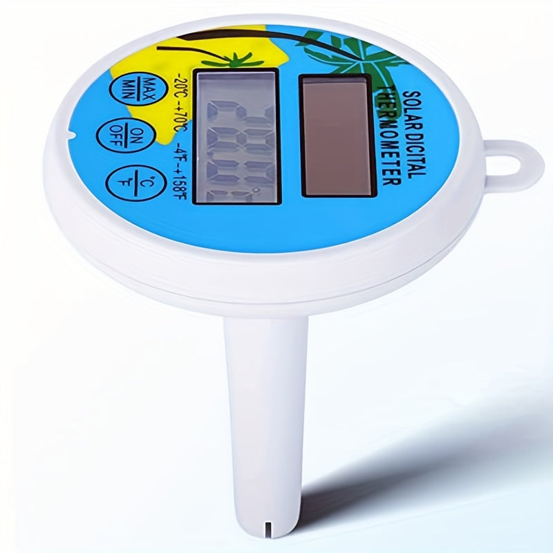 Solar Pool Thermometer Floating Digital Easy Read Water Temperature