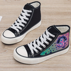 Cyberpunk Plush Lined Canvas Sneakers
