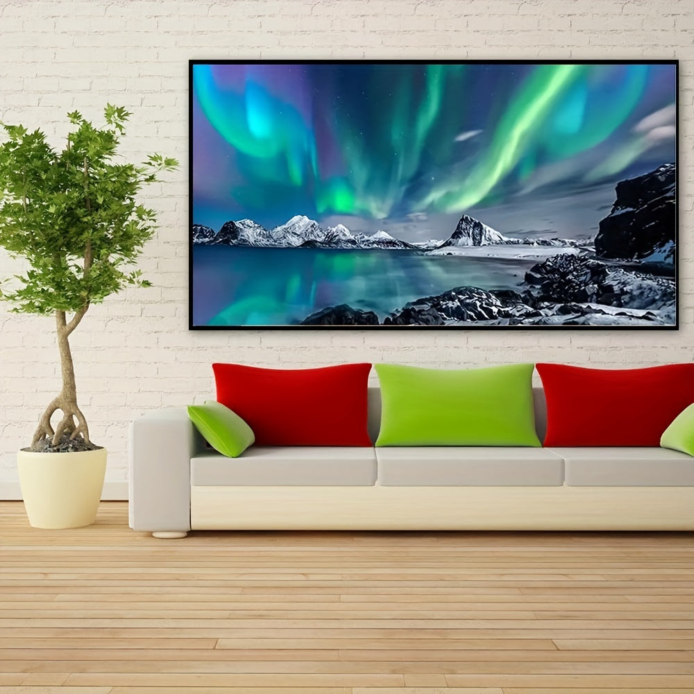 Full Diamonds Painting Set - Aurora Pattern - Wall Decoration & Gift