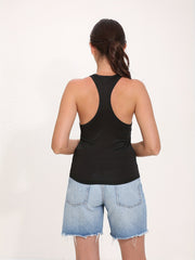 Women's Loose Sports Tank Top Solid Sleeveless
