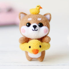 Needle Felting Kit: Wool, Needles, Mat, Instructions