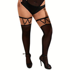 Gothic Strappy Thigh Highs