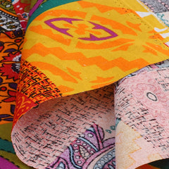 Irregular Print Cotton Linen Fabric for DIY Sewing