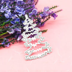 1pc Christmas Tree Embossed Mold Xmas Cutting Stencils Holiday Tools