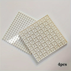 Double Sided 12x12 Building Block Base Plate with Toy Accessories