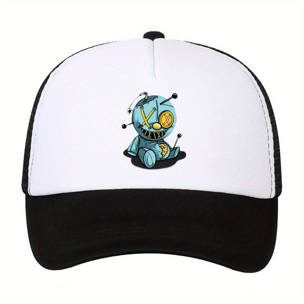 Outdoor Sunshade Baseball Cap Men's Cartoon Print Hat