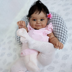 NPK Soft Body Skin Baby Maddie Reborn Baby Girl Flexible Handrooted Hair