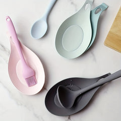 Silicone Spoon Rest Kitchen Utensil Holder Kitchen Gadgets