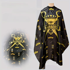 Barber Cape Hair Cutting Cape Waterproof Snap Closure
