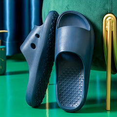 Minimalist Lightweight Non Slip Open Toe Slides for Home Summer