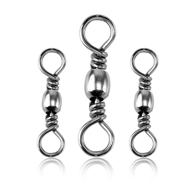 100pc Fishing Barrel Swivels - Tackle Accessories