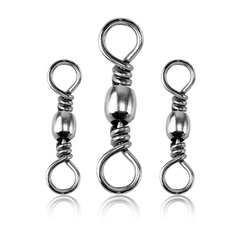 100pc Fishing Barrel Swivels - Tackle Accessories