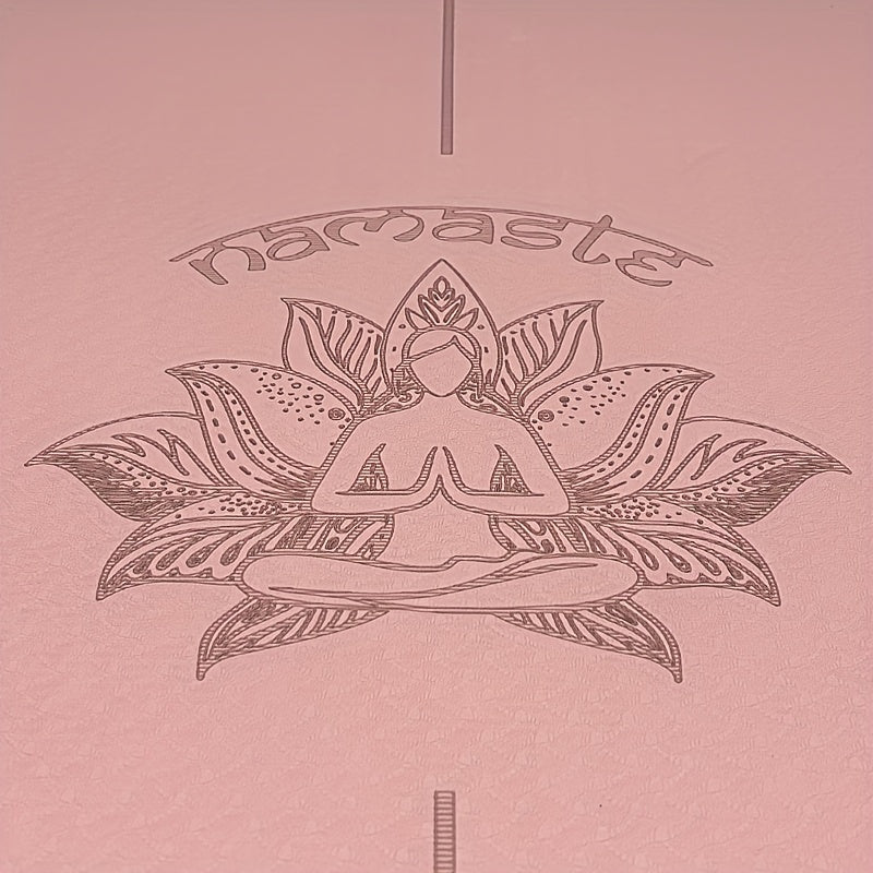 Thickened Yoga Mat Laser Pattern Non-slip Fitness Mat