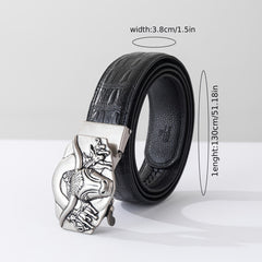 Funky Casual Two Layer PU Leather Belt for Men