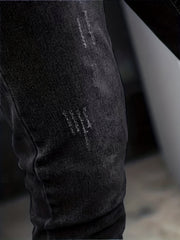 Men's Slim Fit Distressed Stretch Denim Jeans