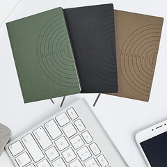 100 Pages Soft Leather Notebook Portable Notepad Thickened Small Meeting Record