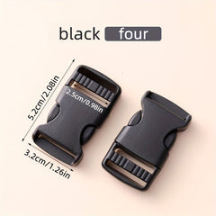 4pcs Side Quick Release Buckle for Bracelets Backpack Gear