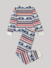 Elk & Geo Print Loungewear Set