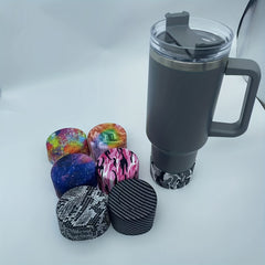 Colorful Pattern Silicone Cup Bottom Cover for 30oz 40oz Insulation Cup