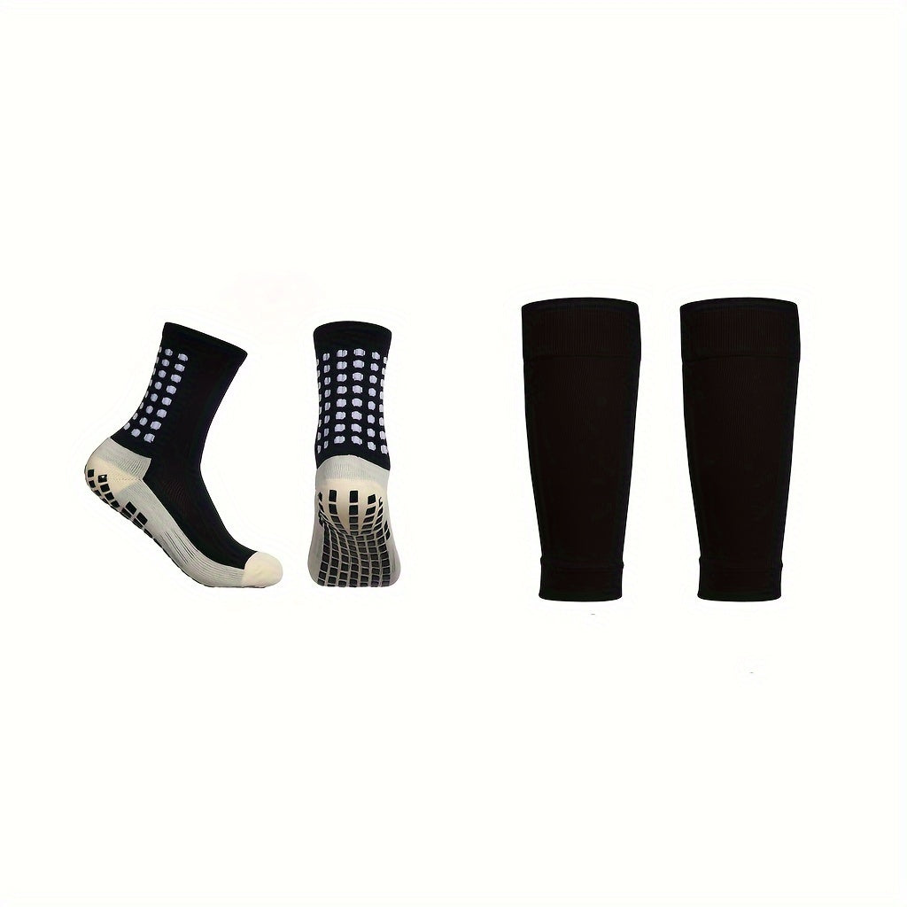 Compression Football Training Socks Men's Mid Tube Casual Comfy Stockings