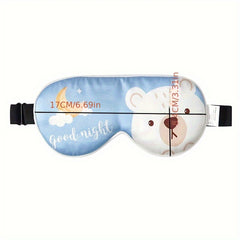 Cartoon Animal Eye Mask Blackout Soft Adjustable Blindfold Nap Travel Rest