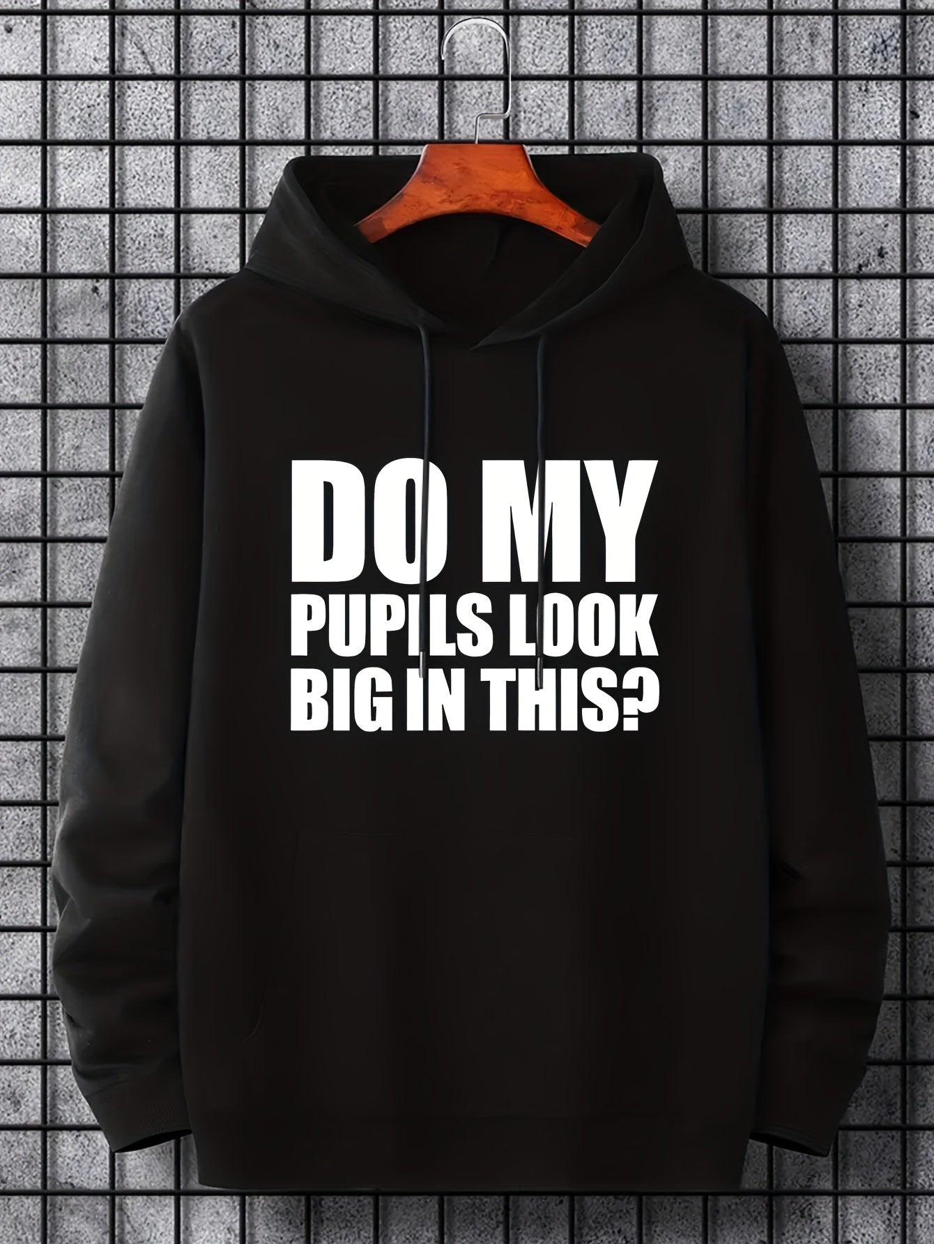 Men's Letter Print Hoodie Outdoor Sweatshirt