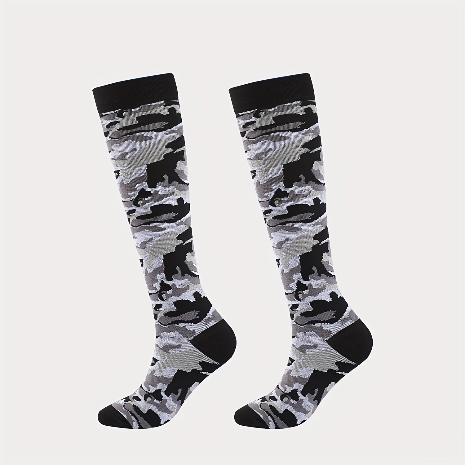 3 Pairs Colorful Compression Socks for Men & Women