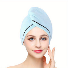 Women's Hair Drying Towel Absorbent Hair Turban Cap