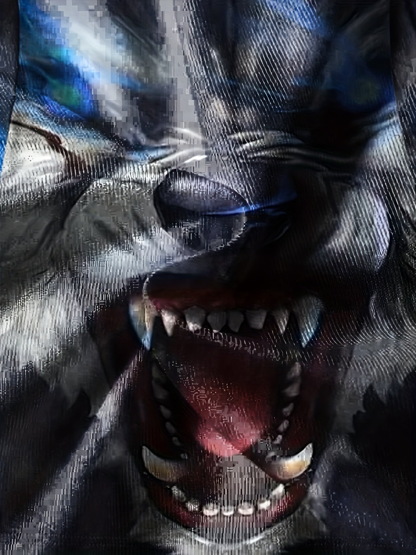Boy's Fierce Wolf Graphic T shirt Casual Breathable Tee Kid's Clothing