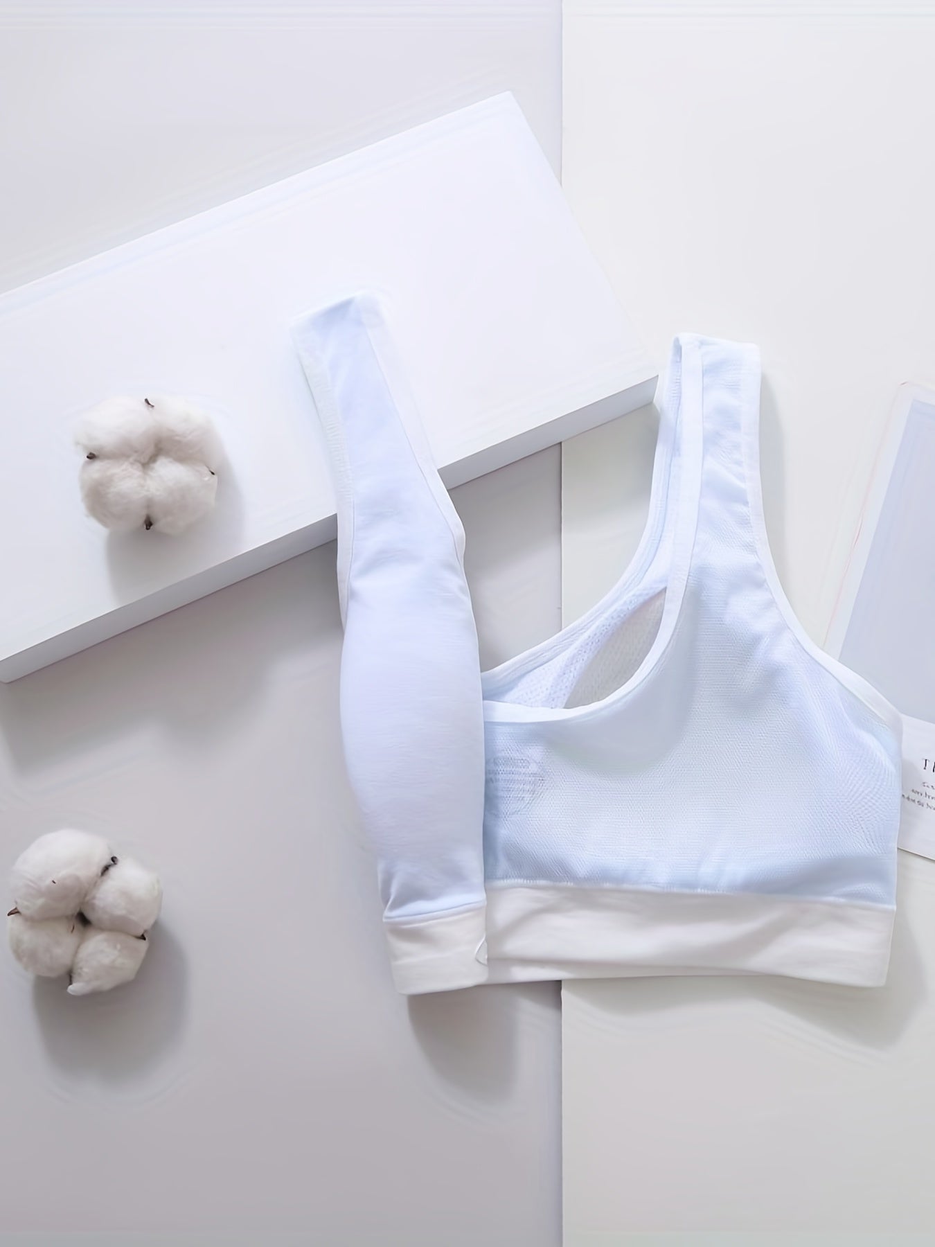 Teen Girls Sleeveless Cotton Undershirt