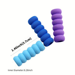 12pcs Wooden Pencils w/ Soft Foam Grips for Easy Writing