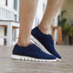 Men's Breathable Mesh Casual Oxford Shoes