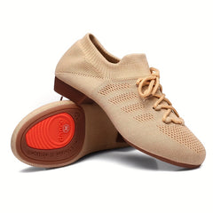 Women's Jazz Dance Shoes Soft Sole Breathable Lace Up Chunky Block