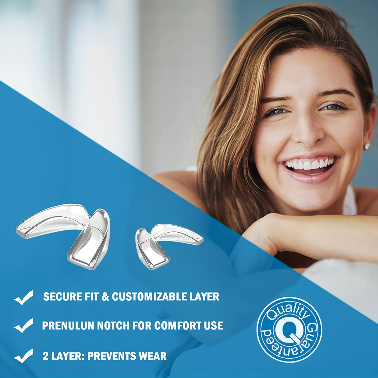 Paskyee 3pcs Teeth Whitening Trays & Dental Protectors