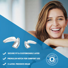 Paskyee 3pcs Teeth Whitening Trays & Dental Protectors