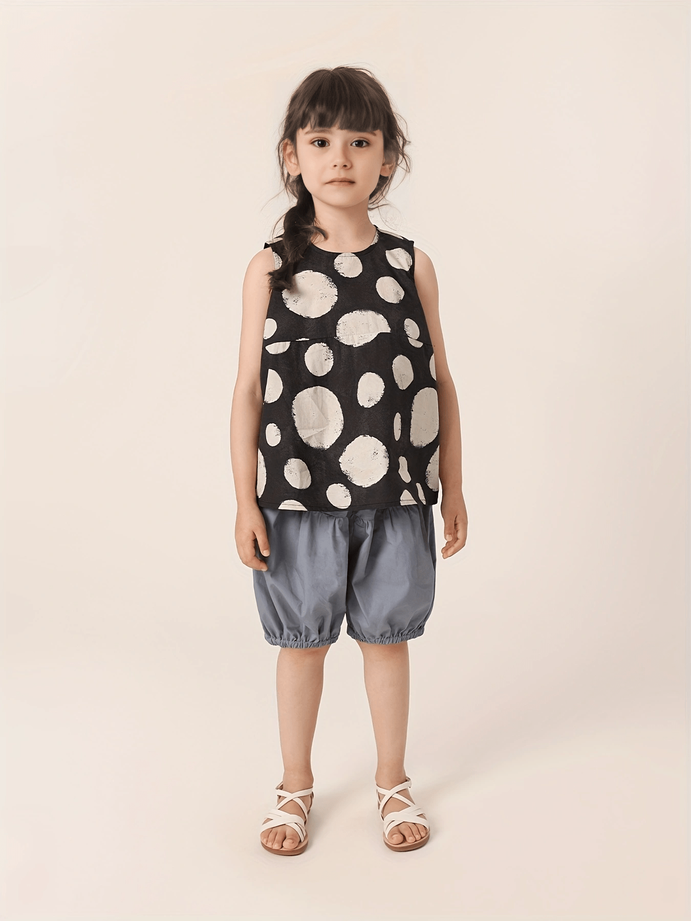 MARC&JANIE Girls Bubble Shorts Elastic Leg Waist Baggy Fit Kids Summer Clothes