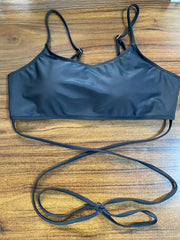 Solid Bikini Set Women's Casual 3 Piece Set