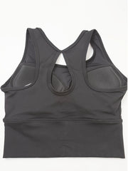 High Stretch Round Neck Sports Bra for Women