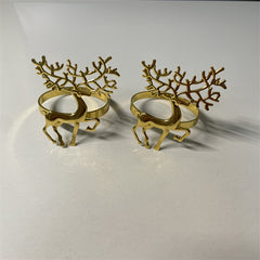6pcs Christmas Napkin Ring Buckle Holiday Accessory Room Decor