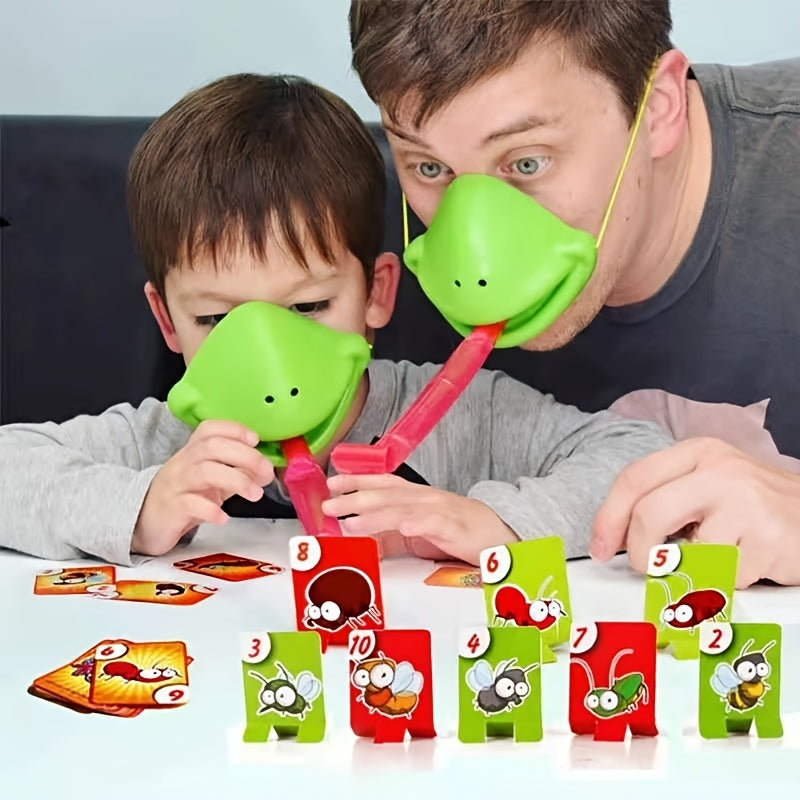 Funny Frog Tongue Game Toy for Kids Birthday Party
