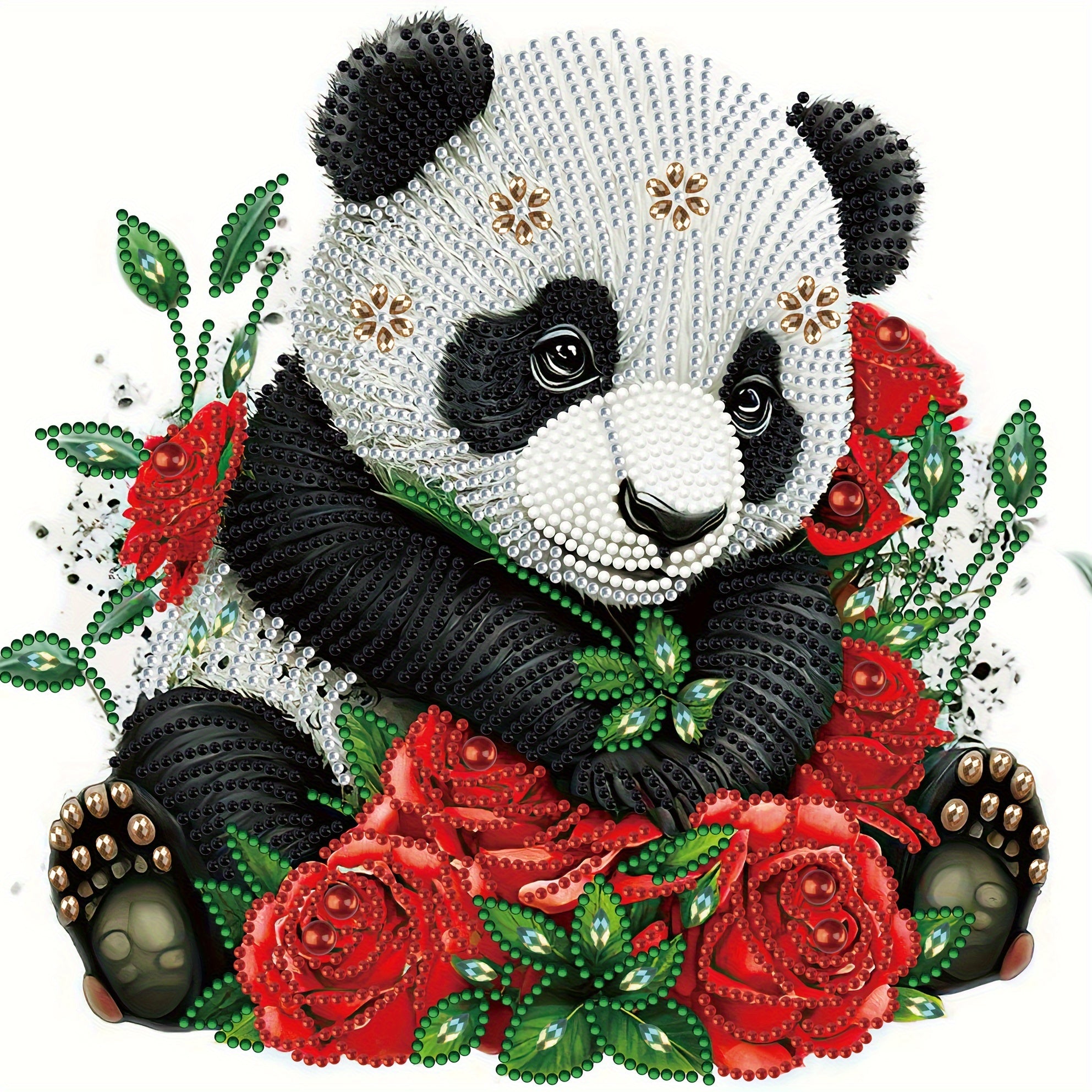 Panda Pattern Diamond Painting Kit - DIY 5D Partial Art