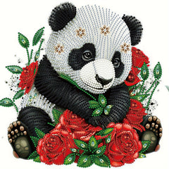 Panda Pattern Diamond Painting Kit - DIY 5D Partial Art