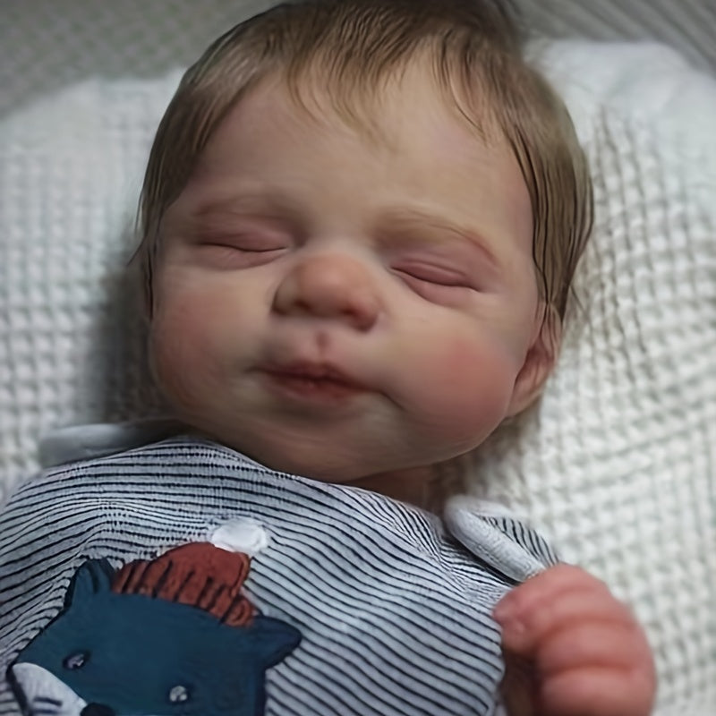 19in Reborn Baby Doll Lifelike Soft Touch Body Accompany Toy