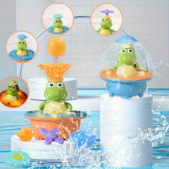 Crocodile Pool Bathroom Toy - Colorful Cartoon Animal Shapes ABS Material