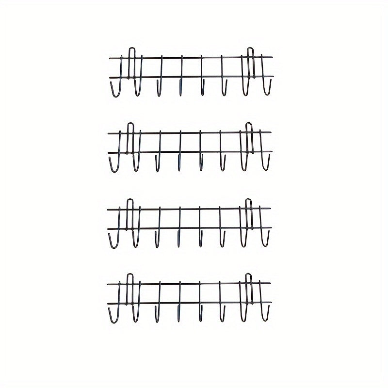 Heavy Duty Wall Mounted Storage Hook for Garden Tools, Shovel, Rake, Broom, Hose